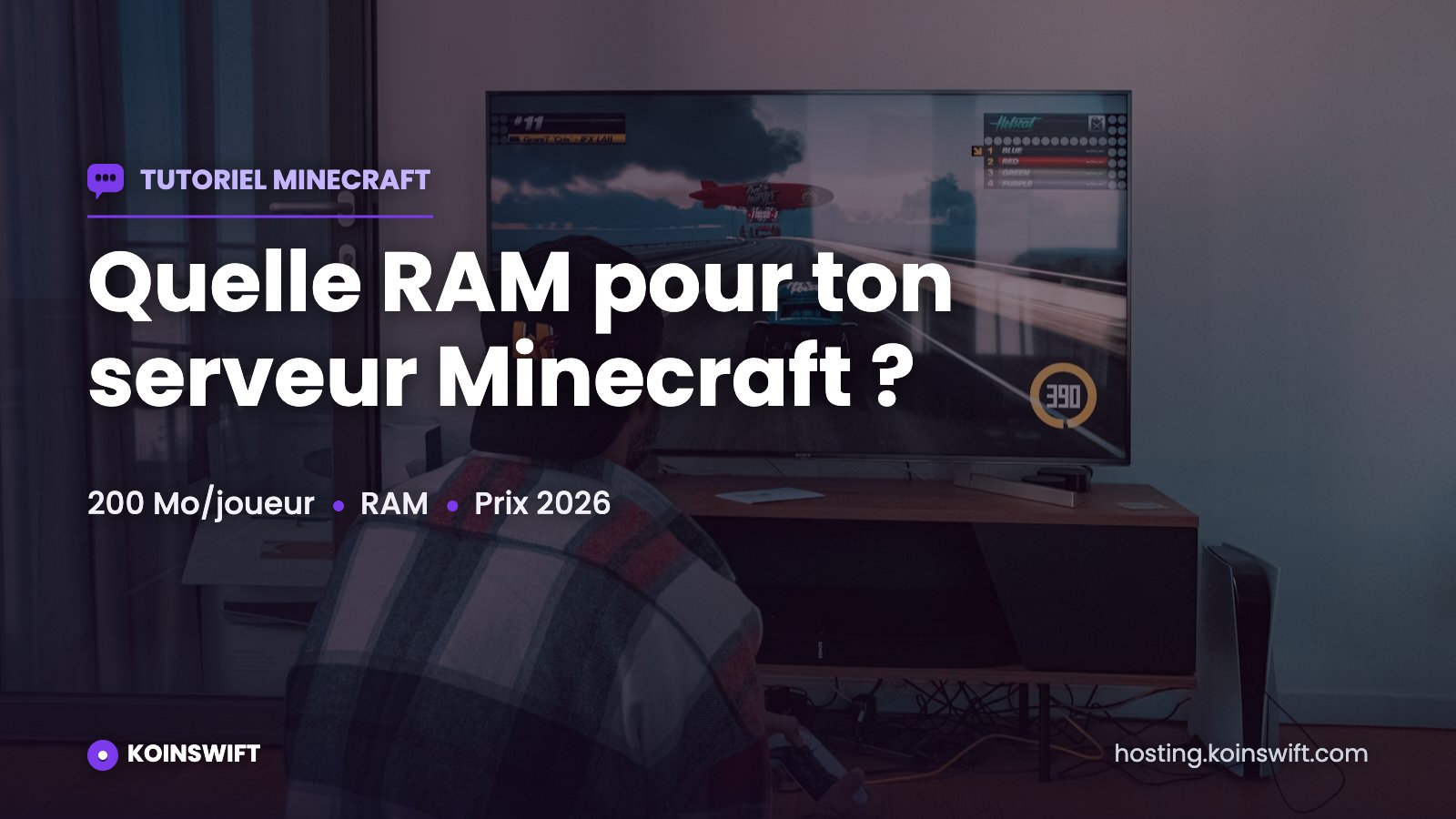 Vignette Tutoriel Minecraft : Quelle RAM pour ton serveur Minecraft ?