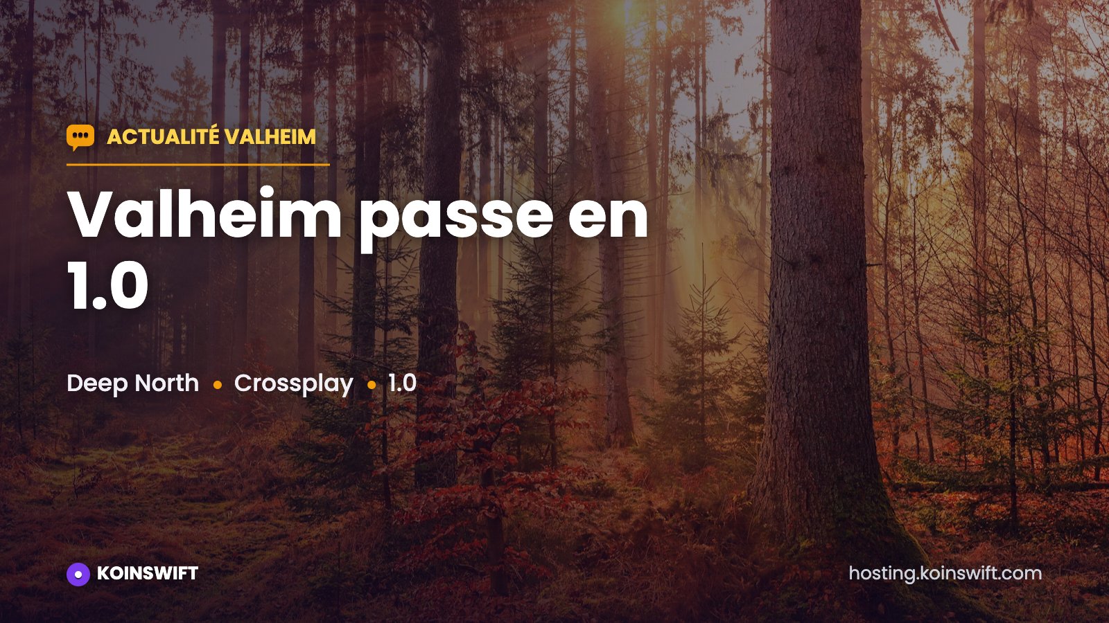 Vignette Actualité Valheim : Valheim passe en 1.0